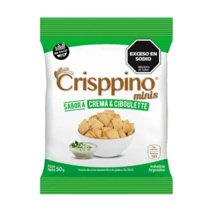 CRISPINO SNACK ARROZ CIBOULETTE X 50 GR