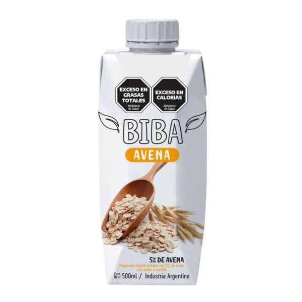 BIBA LECHE AVENA X500CC