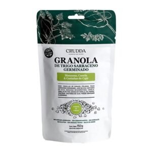 CRUDDA GRANOLA ACTIVADA MANZANA CANELA Y CASTAÑAS 150GR SIN TACC