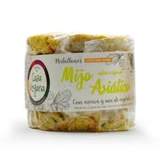 CASA VEGANA HAMB. MIJO ASIATICO PACK 4