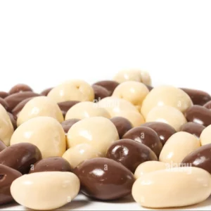 ALMENDRAS CHOCOLATE BLANCO/NEGRO 100GR