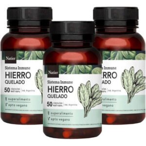NATIER HIERRO QUELADO X50CAPS