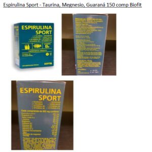 BIOFIT ESPIRULINA SPORT X10COMP